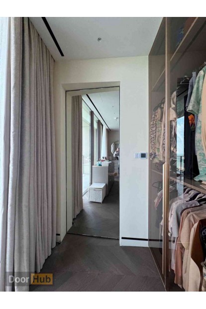 Frameless Mirror Hinged Doors for Wardrobes – Developer-Grade Solutions | DoorHub UAE Frameless Mirror Hinged Doors for Wardrobes – Developer-Grade Solutions | DoorHub UAE